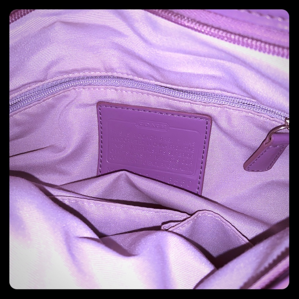Coach lavender crossbody